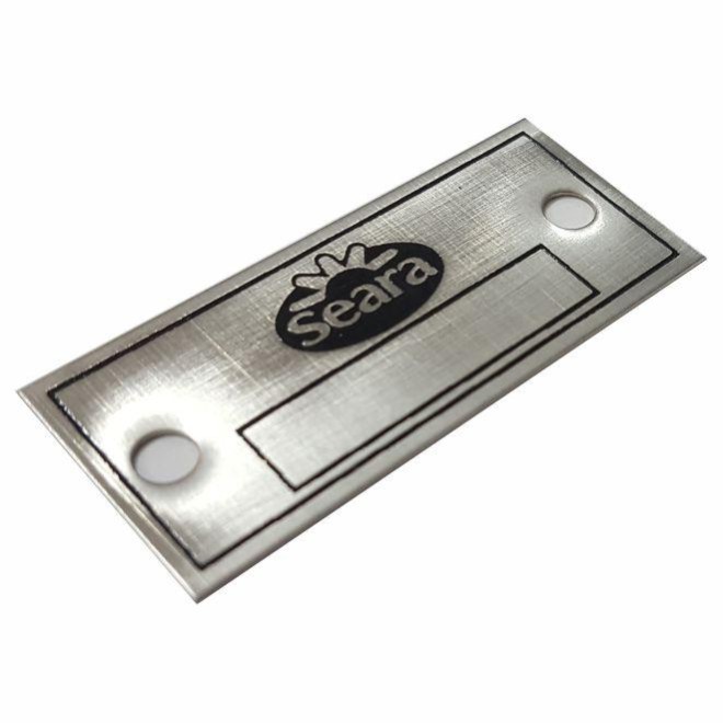 Etiqueta em Aço Inox